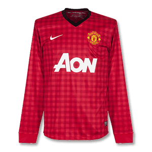 Nike 12-13 Man Utd Home L/S Shirt