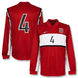 Nike 98-99 Poland Away L/S Shirt   No 4 - Grade 9