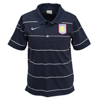 Nike Aston Villa Polo Shirt - Obsidian - Kids.