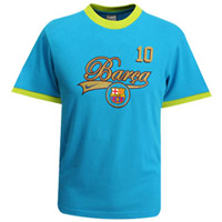 Nike Barcelona Ronaldinho T Shirt - Caribbean