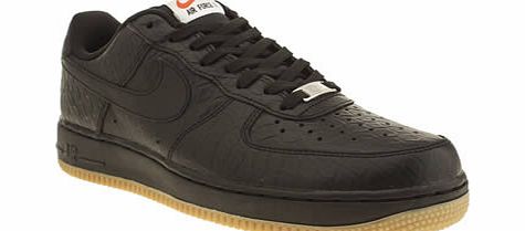 Nike Black Air Force 1 Trainers