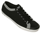 Capri ES Black/White Canvas Trainer