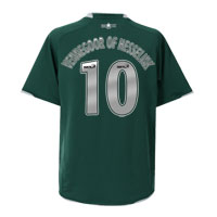 Nike Celtic Away Shirt 2007/08 with Vennegoor of