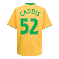 Nike Celtic Away Shirt 2008/09 with Caddis 52 printing.