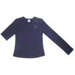 Comps fitted long sleeve Tee - Black