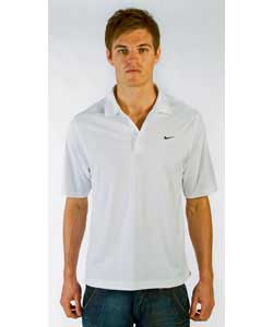 Dri Fit White Polo Shirt Large