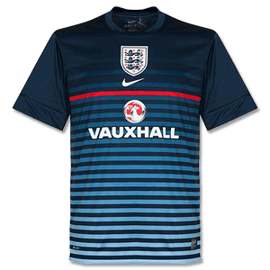 Nike England Navy Pre Match Top II 2013 2014