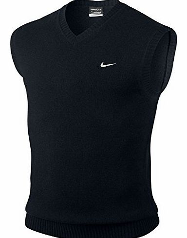 Golf 2013 Mens Lambswool L.C Vest Slipover - Black - L