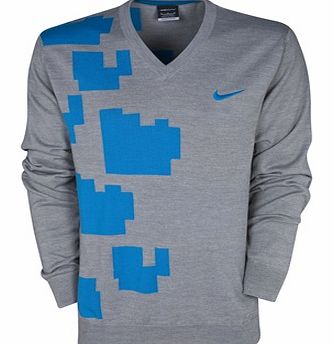 Nike Border Meninchs V-Neck Golf Sweater