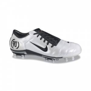 Nike Junior AZT III FG Met White/Charcoal