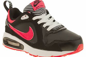 kids nike black & pink air max trax girls