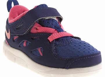 kids nike blue free run 2-0 girls toddler