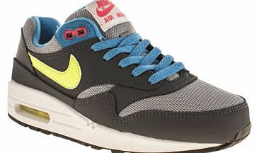 kids nike dark grey air max 1 boys youth