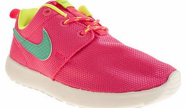 kids nike pink roshe run girls junior 8600223570