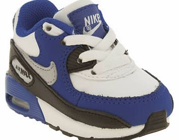 kids nike white & blue air max 90 boys toddler