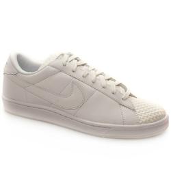 Male Tennis Classic Cc Prem Leather Upper Fashion Trainers in White