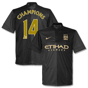 Nike Man City Away Champions Shirt 2013 2014