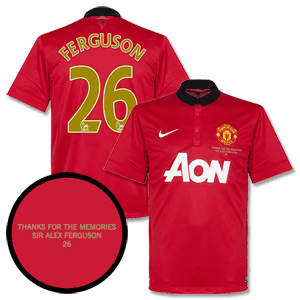 Man Utd Home Sir Alex Ferguson Commemorative