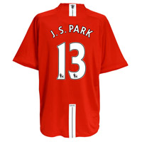 Nike Manchester United Home Shirt 2007/09 with J.S.