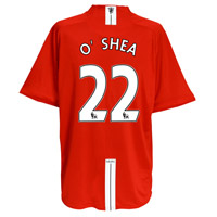 Nike Manchester United Home Shirt 2007/09 with O