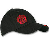 Manchester United Nike Baseball Cap - Black/Red.