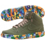 Nike Mens Court Force Hi Trainer Olive/Ice Blue