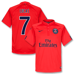 Nike PSG 3rd Lucas 7 Shirt 2014 2015 (Fan Style)