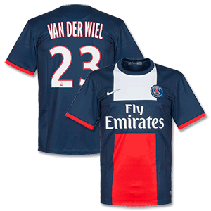 Nike PSG Home Van Der Wiel Shirt 2013 2014