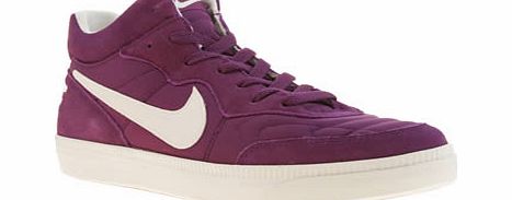 Nike Purple Tiempo Mid Trainers