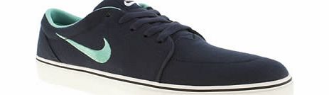 nike skateboarding Navy Satire Trainers