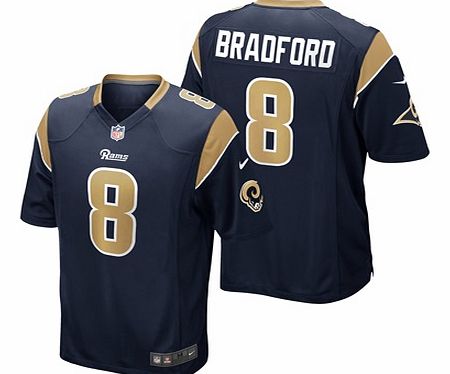 St Louis Rams Home Game Jersey - Sam Bradford