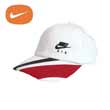 Stripe Junior Cap - White