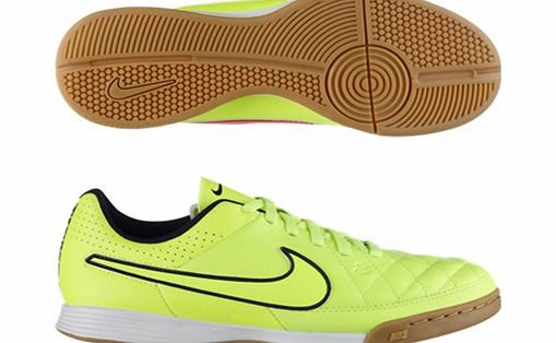 Nike Tiempo Genio Leather Indoor Trainers - Kids