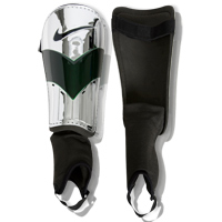 Tiempo Guard II Shinpad - Silver/Pro Green.