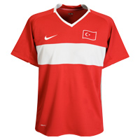 Nike Turkey Home Shirt 2008/10 with Emre 5 printing.