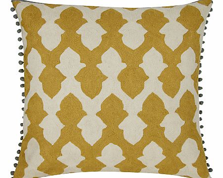 Lattice Cushion, Chartreuse