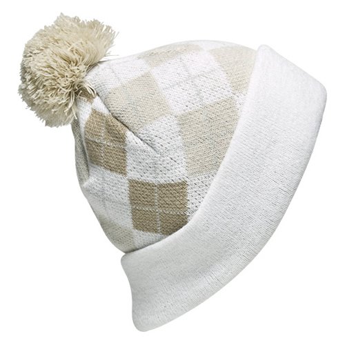 Ladies Nikita Procyon Beanie White/ Khaki/Sand/Light