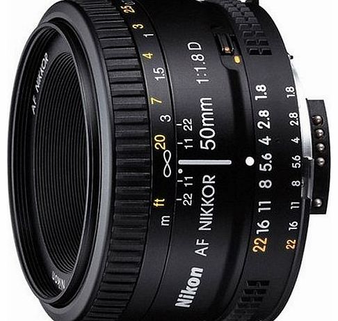 Nikon AF NIKKOR 50mm f/1.8D Lens