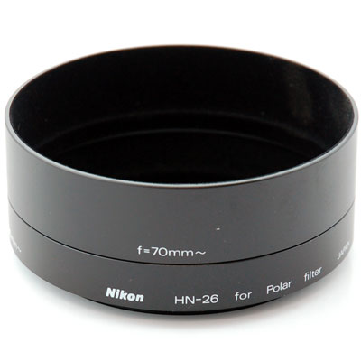 HN-26 73mm Lens Hood for 62mm Polariser