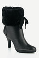 NINE WEST makala pull on fur collar boots