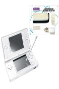 Nintendo DS Lite White Console   17 In 1 Starter