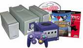 NINTENDO Gamecube purple package