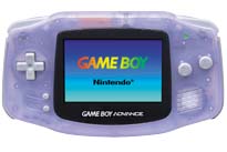 NINTENDO GBA CLEAR BLUE