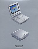 NINTENDO GBA SP Silver