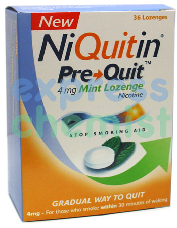 CQ Pre-Quit Lozenges 4mg (36)