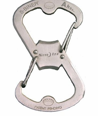 Nite Ize S-Biner Ahhh Durable Carabiner And Bottle Opener - Stainless