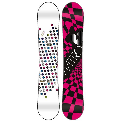 Hardware Nitro Fate 152 Womens Snowboard 152