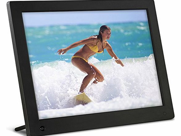 NIX 15 inch Hi-Res Digital Photo Frame with Motion Sensor amp; 4GB Memory - X15C