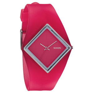 Nixon Ladies The Groove Watch - Clear Pink