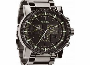 Nixon Mens Magnacon SS II Polished Gunmetal Lum